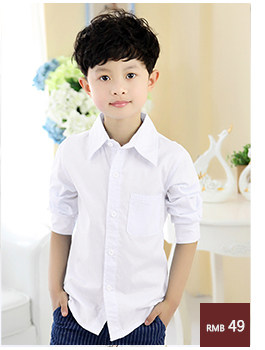 Chemise garcon à manche longue - Ref 2074846 Image 12