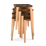 初木 Чистое дерево -табурет гостиная кулинарная табуретка мода творческое творческое столик табурет с нордической скамейкой семья