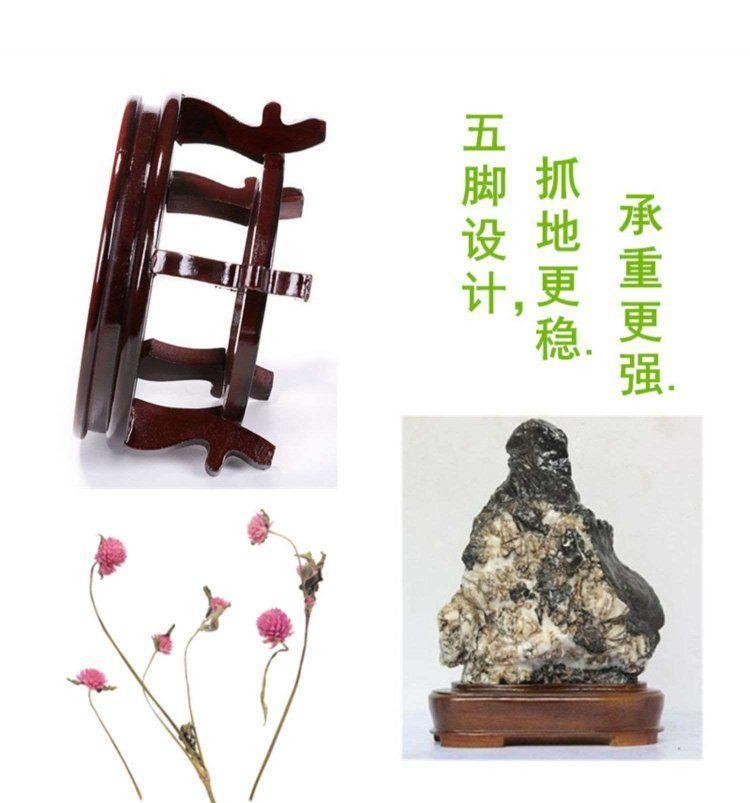 Diane jade - like stone wear it round as high solid wood vases, small pallet high pot bearing furnishing articles tank base