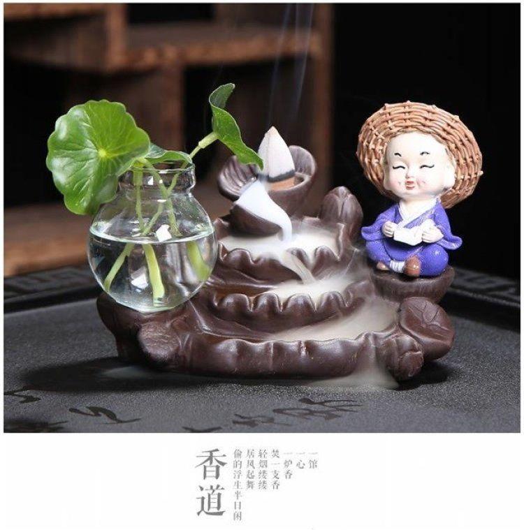 Diane jade - like stone zen ceramics is creative in the furnace violet arenaceous antique incense buner furnace Taoist fragrant indoor home back etc