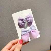 Сиреневый кролик с бантиком