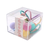 Безвредная свежая детская резинка для волос, аксессуар для волос, не повреждает волосы