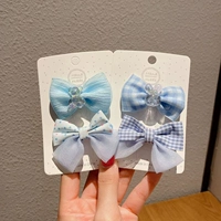 Синий кролик с бантиком, с медвежатами, 2 пары