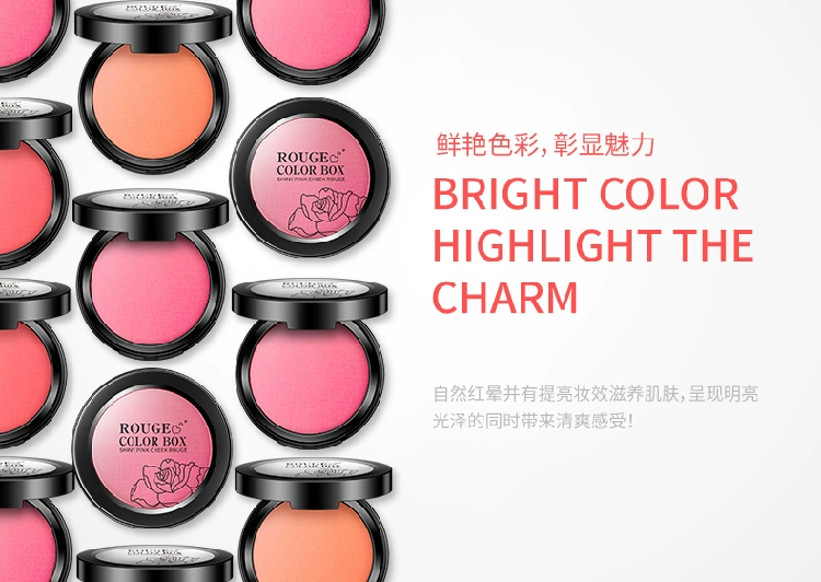 Kem che khuyết điểm trang điểm màu nude 雅 腮红 胭脂 霜 - Blush / Cochineal