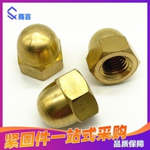 T copper lid nut cap nut 923 decoration nut M4 5 6 8 10 12 14 16 20