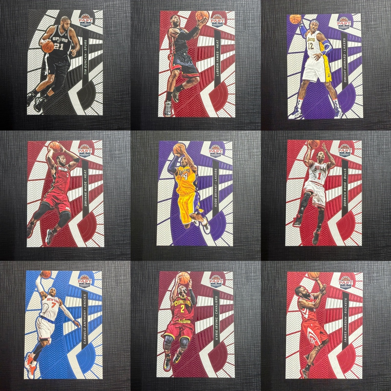 Panini Star Card 2013 Past and Present Shoe Sole Card Kobe James Harden Derozan