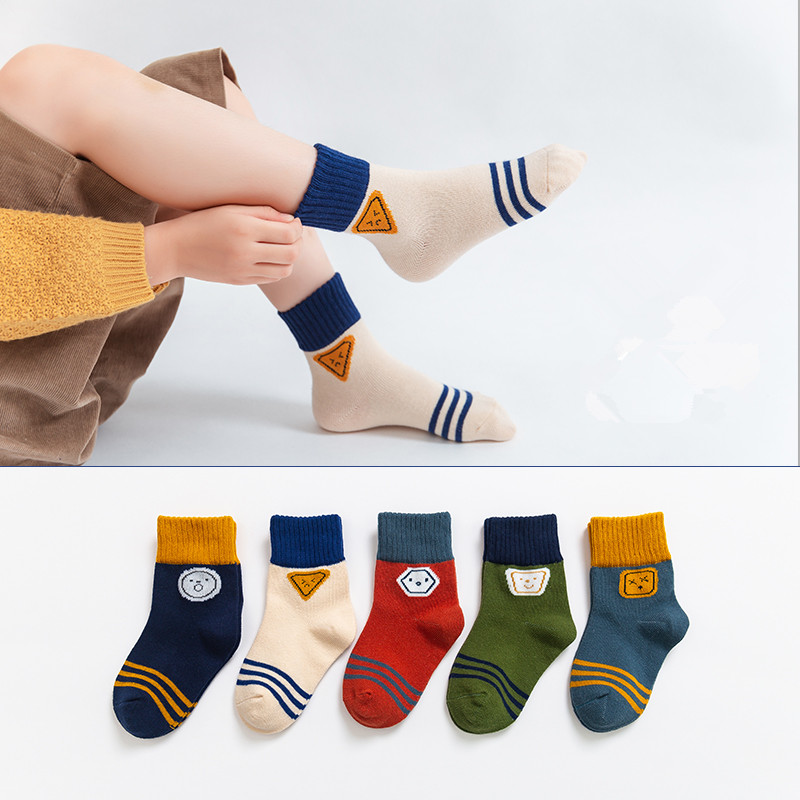 Children Socks Autumn Winter Pure Cotton Thickened Baby Cotton Socks Warm Baby Socks Spring Baby Socks Spring Autumn BASKET SOCKS