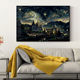 Hogwarts Castle Diamond Painting 2024 Full Diamond New Simple Van Gogh Starry Sky Scenery Cross Stitch Brick and Stone Sticker