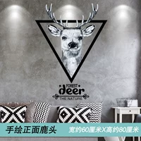 Ручная положительная голова оленей