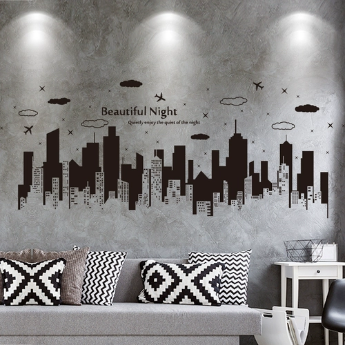 Трехмерная наклейка на стену для спальни, постер, наклейки для кровати, в 3d формате