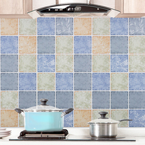 Self-adhesive wall sticker wallpaper kitchen wall oil-proof sticker stove decoration waterproof tile cabinet countertop range hood