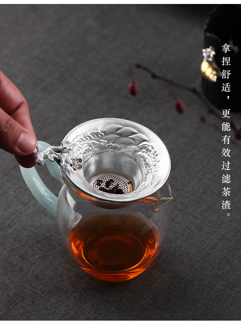 Trà lọc tinh khiết trà lọc trà sáng tạo máy pha trà kung fu bộ phụ kiện trà lọc trà ấm trà bộ bình pha trà có lõi lọc