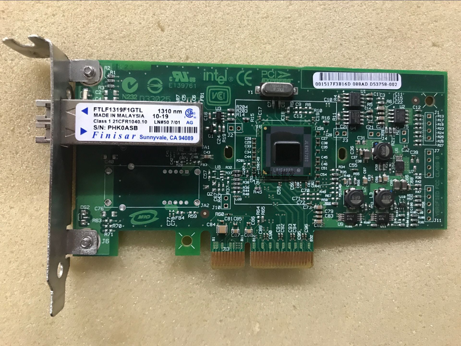 intel 82572 pci-e one thousand trillion optical fiber network card single optical port multimode EXPI9400PF spot