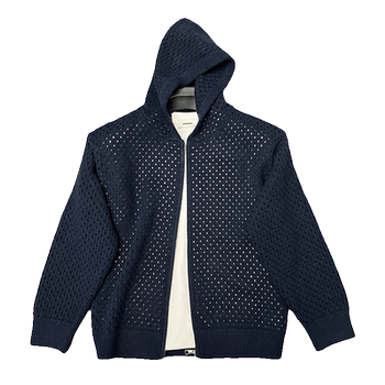 Cardigan hooded ripped sweater knitted sweater Cardigan hooded ripped sweater knitted sweater