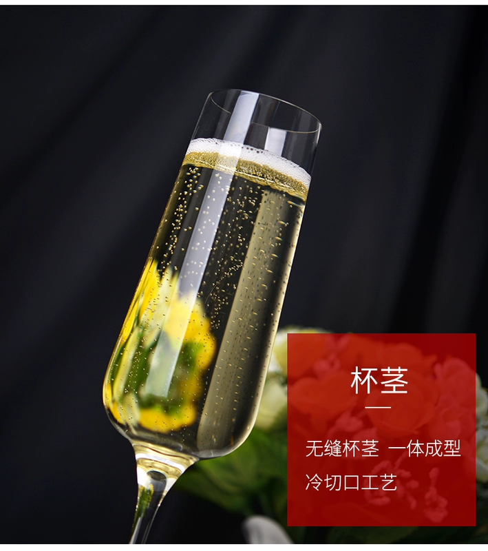 NODIC pha lê không chì pha lê ly chân cao cocktail cocktail rượu vang đỏ thủy tinh nhà bong bóng rượu thủy tinh - Rượu vang