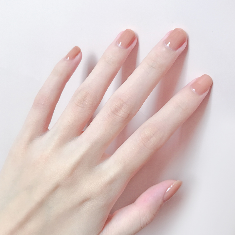Nude nail polish nail polish jelly fall winter no baking quick drying can tear pull long-lasting transparent 2021 new color system is one