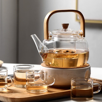 High temperature resistant household glass teapot electric pottery stove small single tea maker tea set kettle