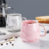 Nordic ins ceramic mug simple light luxury office household coffee cup creative trend personality water Cup