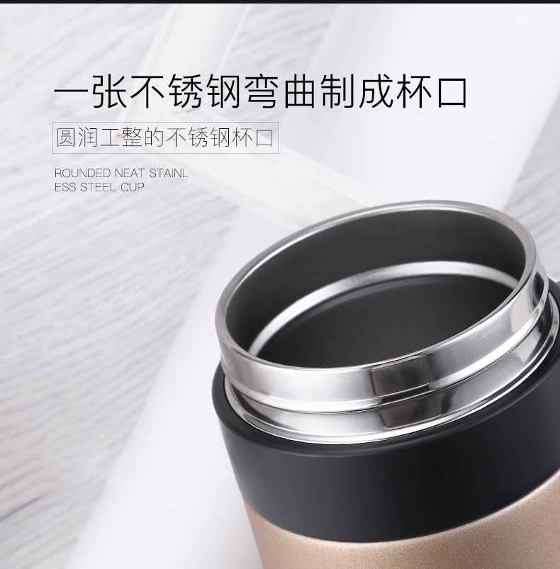 Bình chân không inox 304 nam ly văn phòng dung tích lớn nhà có tay cầm ly trà nữ - Tách bình nước tập gym