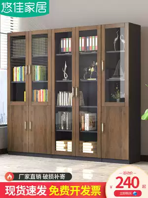 File cabinet data file cabinet office supplies with glass door household storage Storage Storage bookcase combination landing