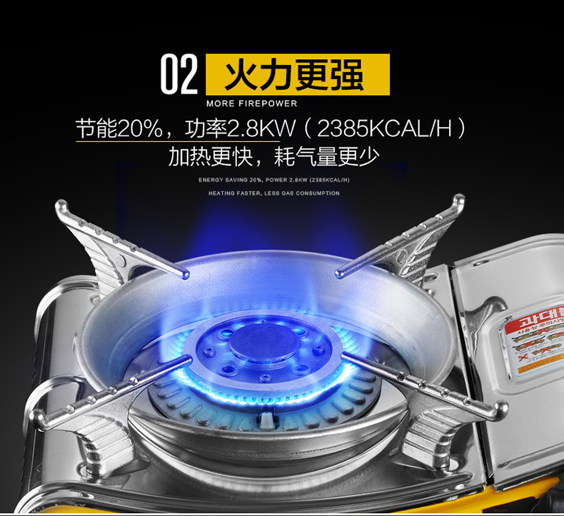 Bếp lò nướng di động bếp nướng ngoài trời bếp hoang Cas bếp gas Gas bếp gas mini - Bếp lò / bộ đồ ăn / đồ nướng dã ngoại bếp cồn đẹp