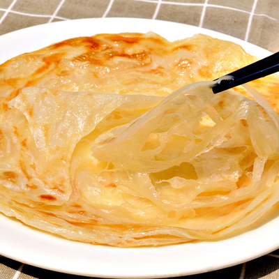 台湾手抓饼20片面饼皮批发免邮家庭装早餐手抓饼煎饼飞饼珍锦园