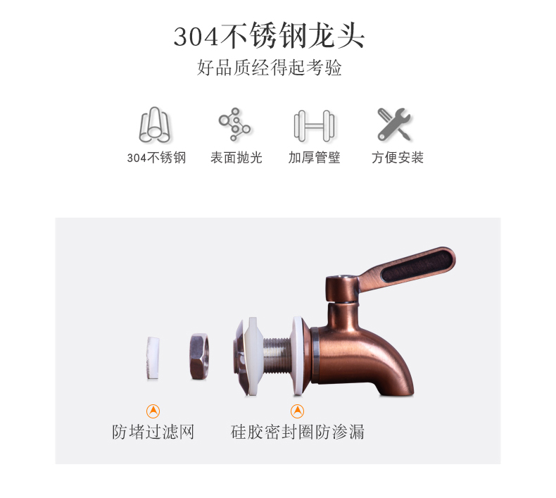 Jingdezhen ceramic terms bottle with tap 10 jins 20 jins 30 jins 50 jins install archaize home sealed jars jugs