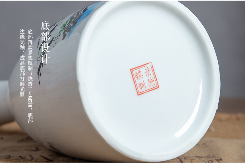 Jingdezhen ceramic bottle wine pot 1 catty a kilo creative wine liquor bottles sealed empty bottles