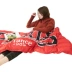 Nam Cực xuống ánh sáng di động chăn văn phòng đa chức năng nap chăn khăn choàng chăn chăn du lịch hàng không giải trí - Ném / Chăn mền nỉ giá rẻ Ném / Chăn