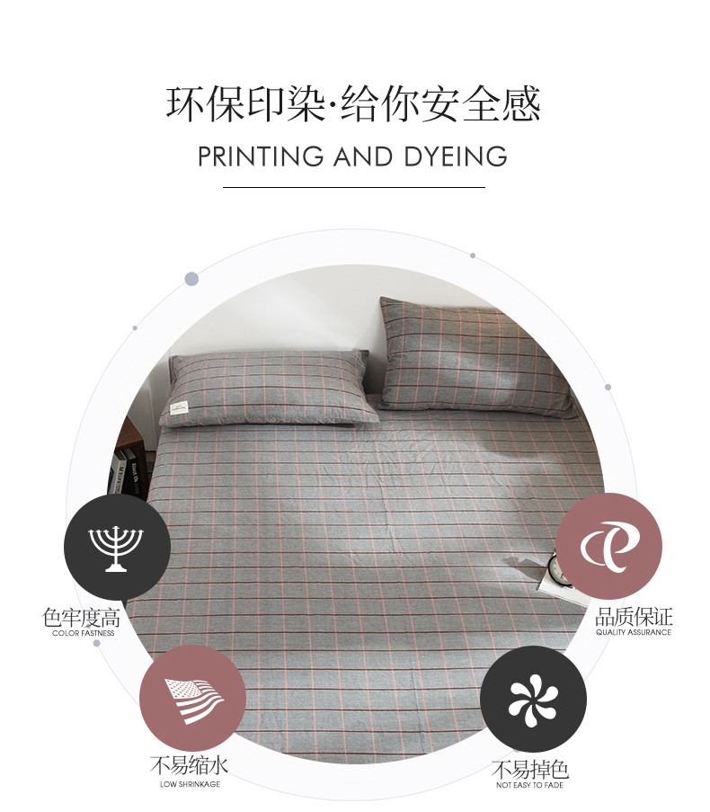 Bông gòn rửa sạch nước Nam cực đơn giường nệm bông đơn giản 1,5m trải giường 1,8x2 cao 40cm - Trang bị Covers Mẫu ga phủ giường