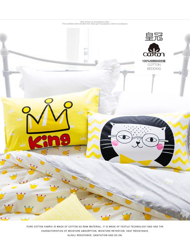 cartoon Nam Cực in gối gối bông một cặp sinh viên độc thân dệt giường đơn giản - Gối trường hợp gối đỡ cổ