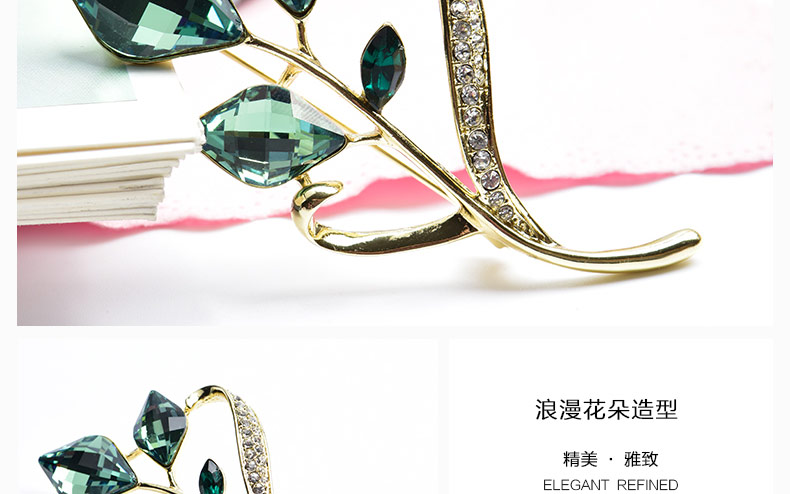 Broche femme AJIDOU en cristal artificiel - Ref 1175503 Image 17