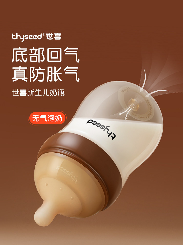 Shixi Baby Bottle for Infants and Newborns from 0 to 6 Months, Anti-Colic, Anti-Choking, Glass Ppsu, Baby-Specific, Anti-Fall Gift Box