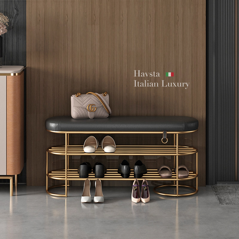 Willy-style light and luxurious change of shoes stool entrance to the doorway for the home doorway wear a footstool in the door integrated stool shoe cabinet