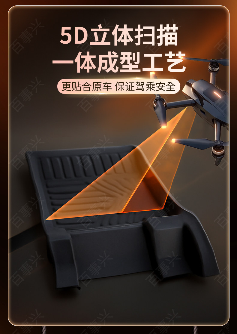 Suitable for Changan Kuayue Xingta S5 Full-Coverage Floor Mats, Specialized for New Energy Single-Row Trucks, Tpe Front Row Floor Mats*