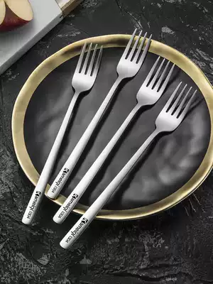 304 Fork Western Food Fork Stainless Steel Home Eating Creative Cute Long Handle Salad Fork Dessert Fork