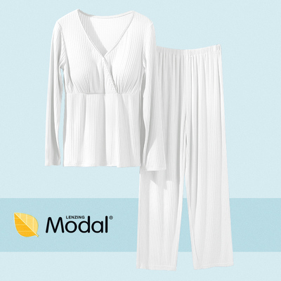Confinement Clothing Autumn Clothes Inner Match Thin Modal Bottoming Shirt — 7
