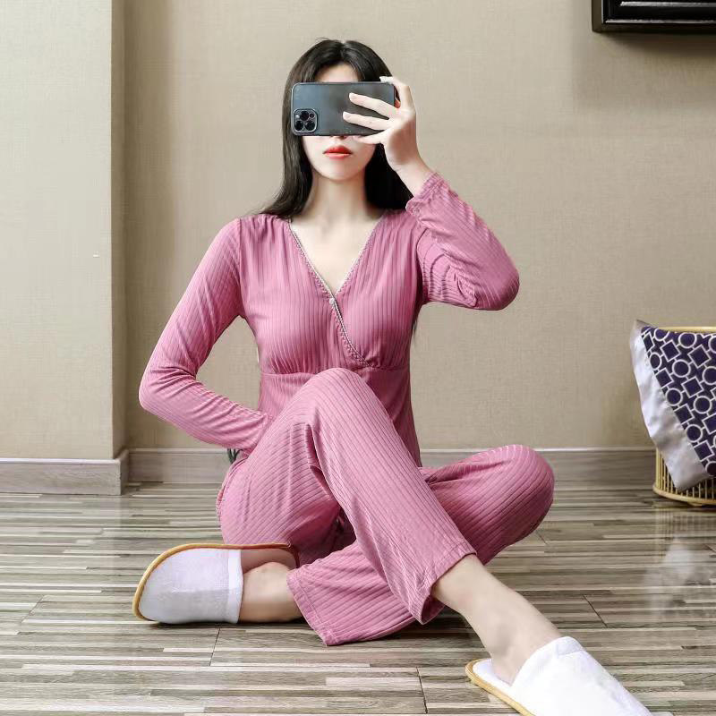 Confinement Clothing Autumn Clothes Inner Match Thin Modal Bottoming Shirt — 5