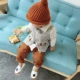 Bộ đồ mùa thu cho trẻ em mùa xuân và mùa thu mới Quần áo trẻ em Hàn Quốc 1-2-3 tuổi bé trai nam dài tay áo ba mảnh quần jean bé gái