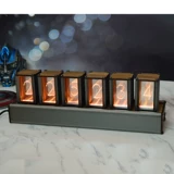 Rgbled Имитация легких трубных часов DIY Kit Cattop Творческий свинг