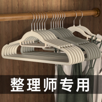 Light lavish light transmission flocking anti-slip no-mark Home Hanging Clothes Finishing Division Special with wardrobe clothes hanger Anti-shoulder angle cannot be covered