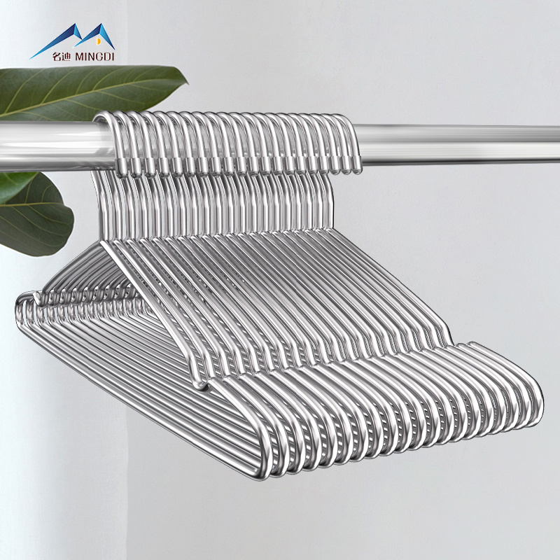 Clothes rack thickened stainless steel solid clothes rack Clothes rack drying rack Household non-slip non-trace clothes rack thick