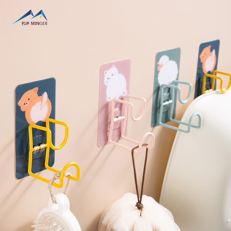 Washbasin Hook home Free of punching Makeup Room Creativity Powerful no-mark adhesive wall-mounted type of Hanging Basin Shelf God