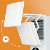 Вертикальный кондиционера воздушного экрана против раздувающей гостиной шкаф воздушного отверстия воздушная перегородка Перегородка воздушная пластина крышка кондиционера