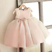 Em bé sinh nhật bé gái váy pettiskirt hoa cô gái cưới cô gái công chúa váy piano trang phục nữ - Váy trẻ em