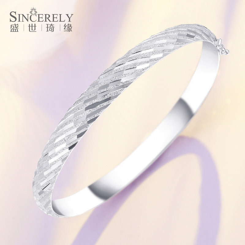 Sheng Shiqi Platinum Bracelet woman pt950 Half solid full Star Guido Princess Bracelet Yellow White Gold Bracelet Senior Sensation