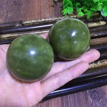 Natural Jade hand play ball solid handball old handball send parents mouse hand ball