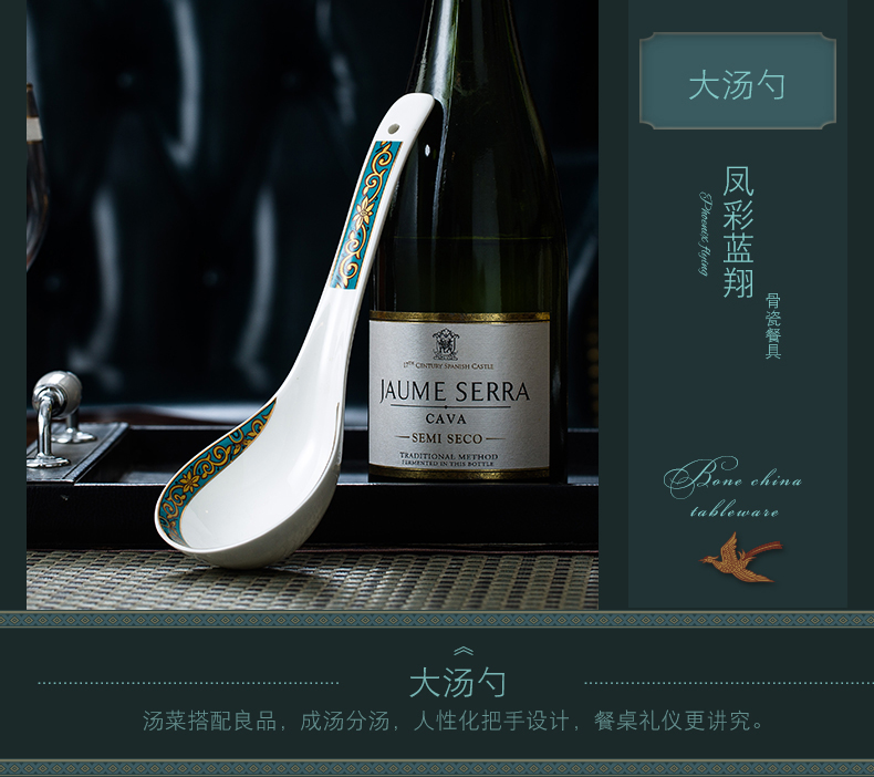 Porcelain show source spoon, spoon stir long - handled spoon run ipads China big spoon, spoon, run ceramic tableware