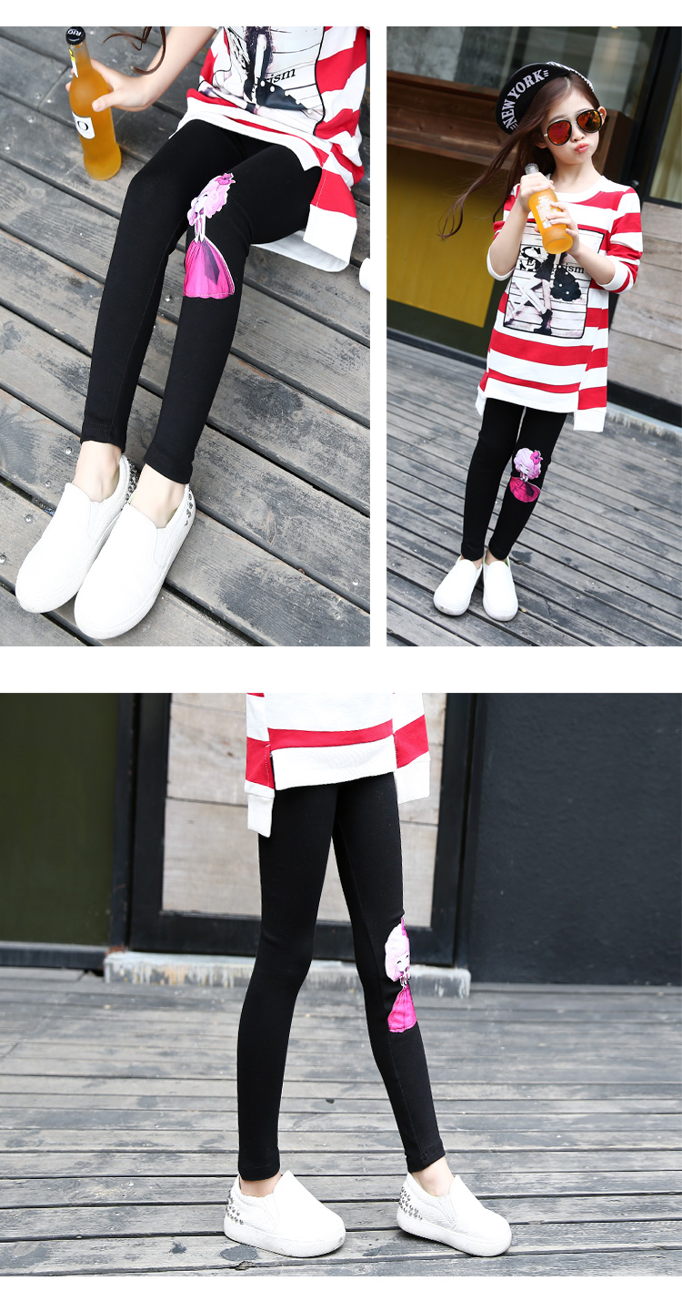 Pantalon fille en Toile de coton - Ref 2061576 Image 9