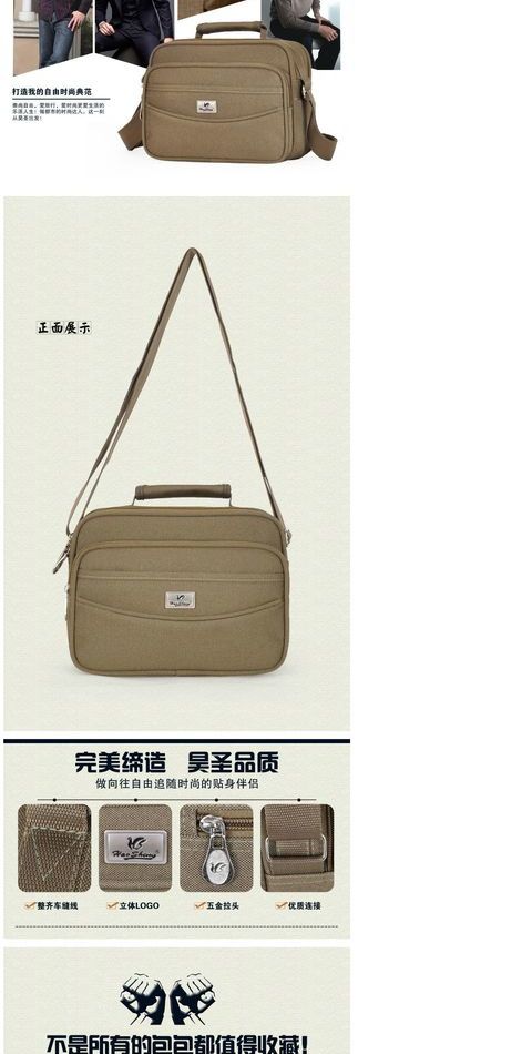 Vải dày nam và nữ túi Messenger túi kinh doanh túi Oxford vai túi du lịch túi vé gói túi ví balo da
